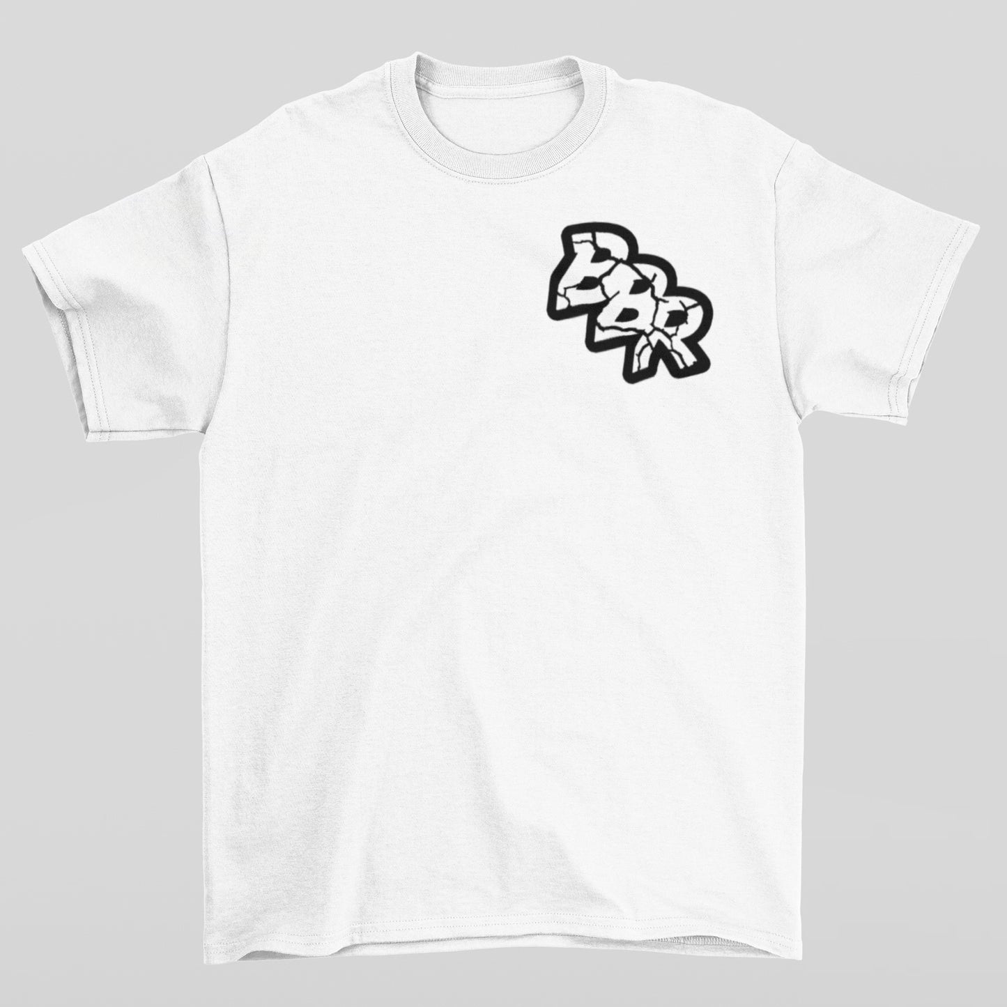 White and Black BBR short sleeve T