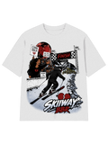 SKIIWAY X BBR — Finish Line Tee (WHITE)