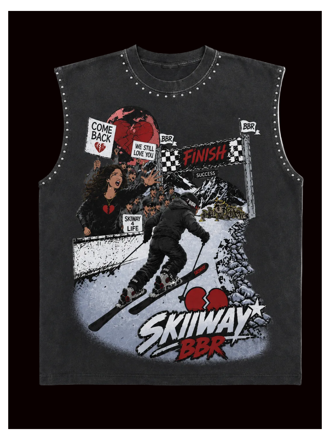 SKIIWAY X BBR — Finish Line Handmade Tee