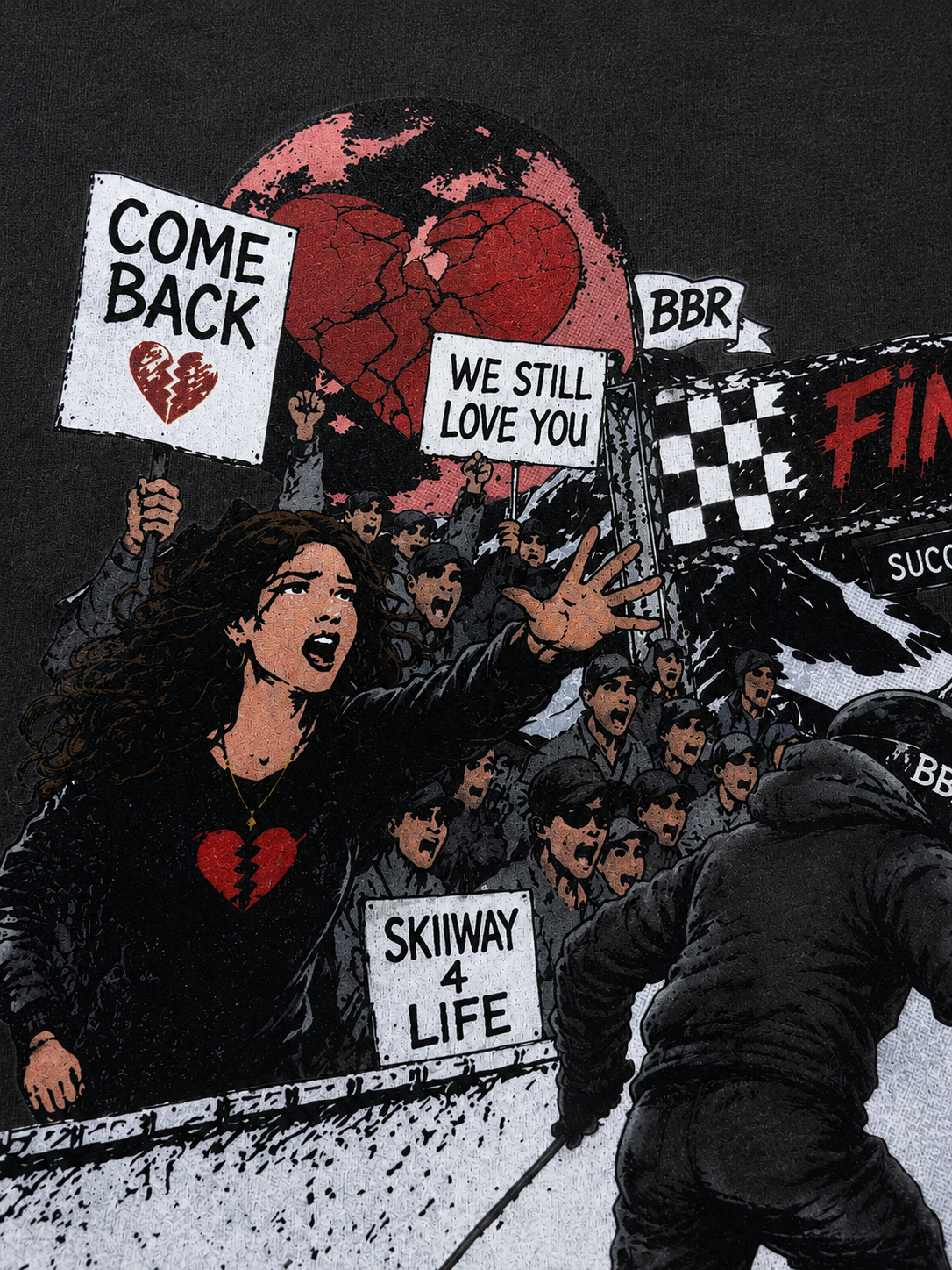 SKIIWAY X BBR — Finish Line Handmade Tee