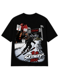 SKIIWAY X BBR — Finish Line Tee (BLACK)