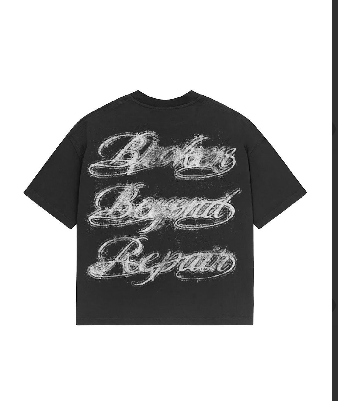 BBR Ghost Script Tee - Black