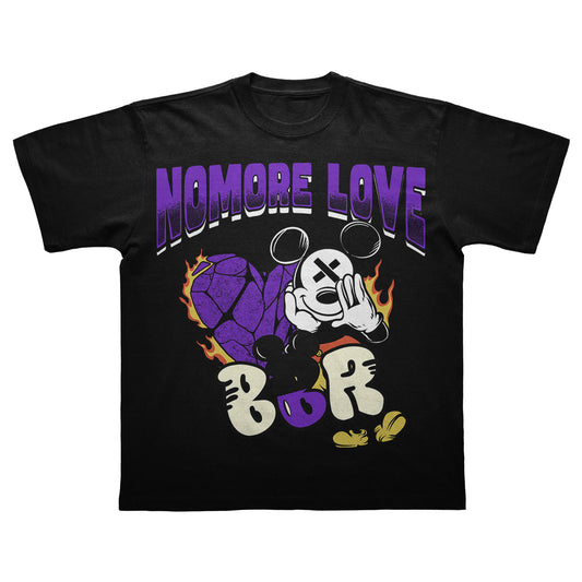 Black and Purple “Nomore Love” T-shirt